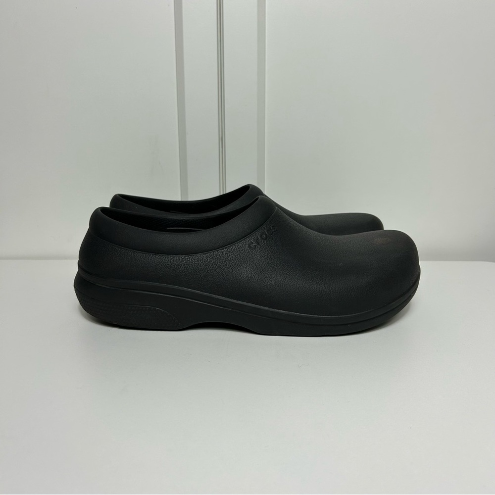 Crocs on the clock work non slip clogs